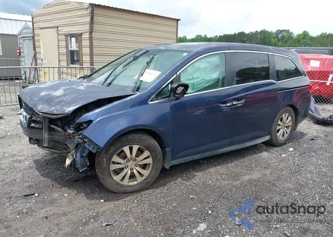 2014 Honda Odyssey Ex-L z USA, uszkodzony, nr VIN 5FNRL5H68EB015990